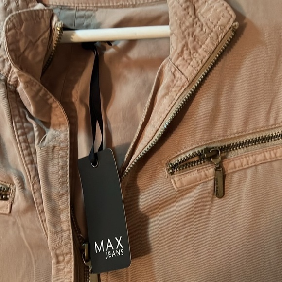 🆕🎖️Max Jeans army lightweight cropped jacket size M utility jacket - Picture 4 of 13